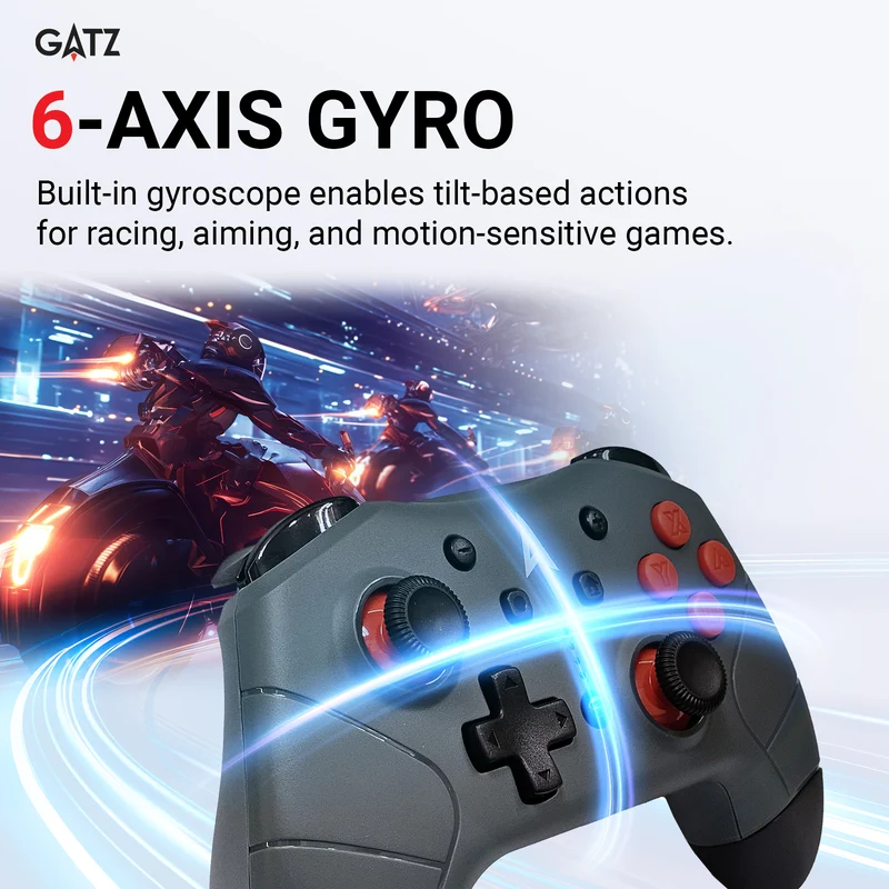 GATZ Fyrefly Wireless Pro Controller for Nintendo Switch