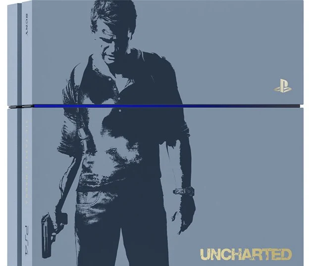Sony PlayStation 4 PS4 500GB Console CUH-1215A Uncharted 4 (Blue) - Refurbished