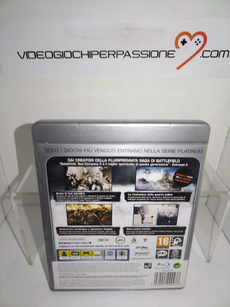 BATTLEFILD BAD COMPANY 2 PS3 (usato)versione ita.)