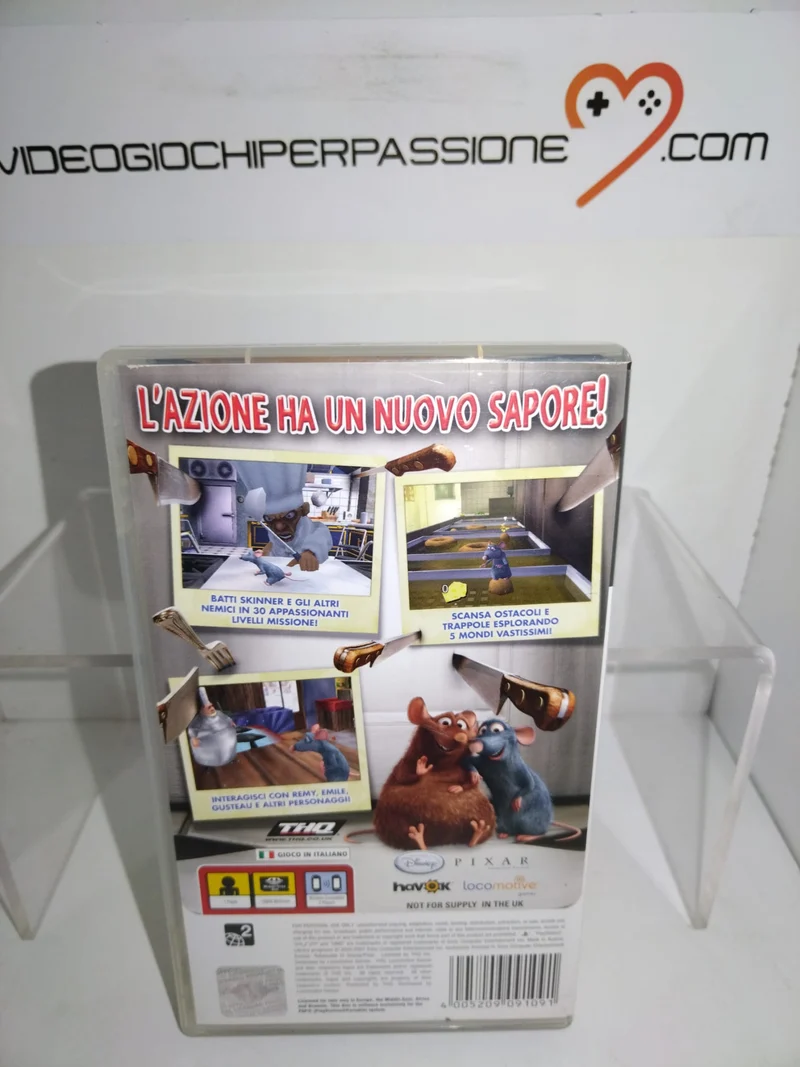 DISNEY PIXAR RATATOUILLE PSP (usato)(versione italiano)