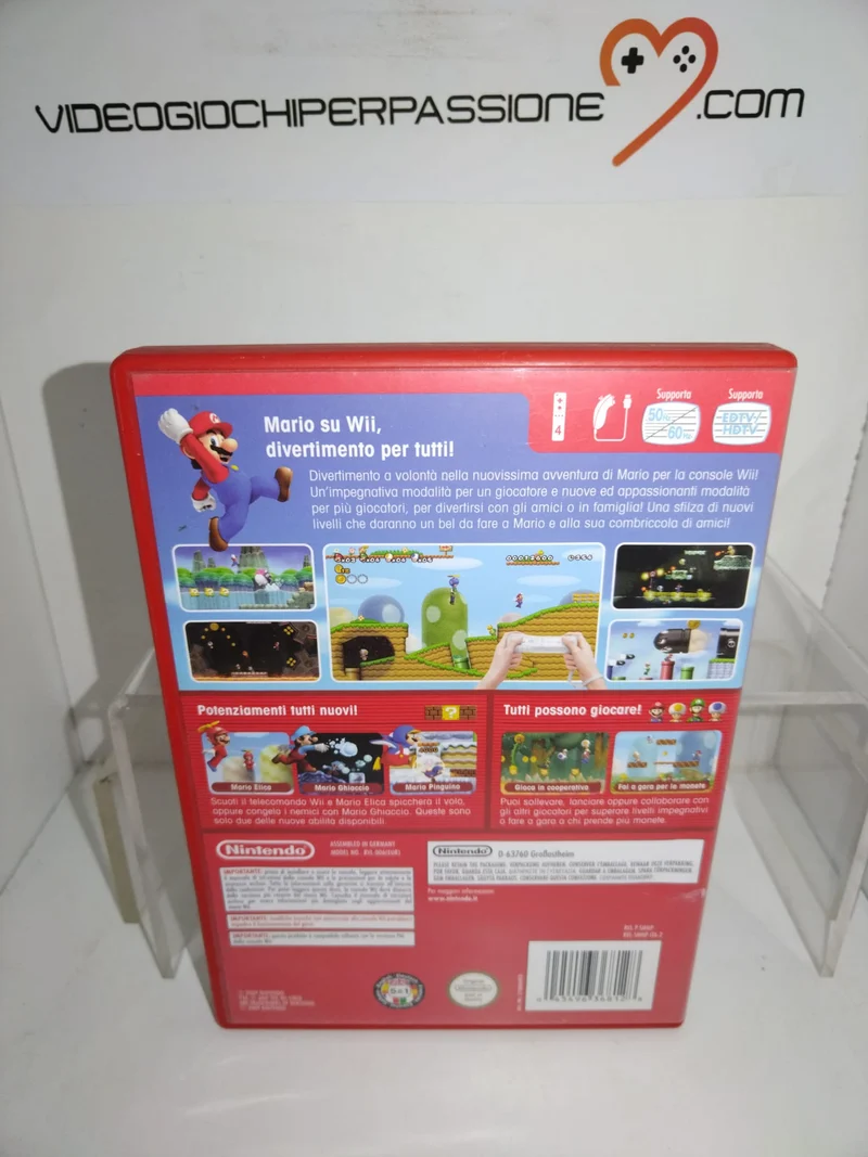 NEW SUPER MARIO BROS WII NINTENDO WII (usato)(versione italiana)