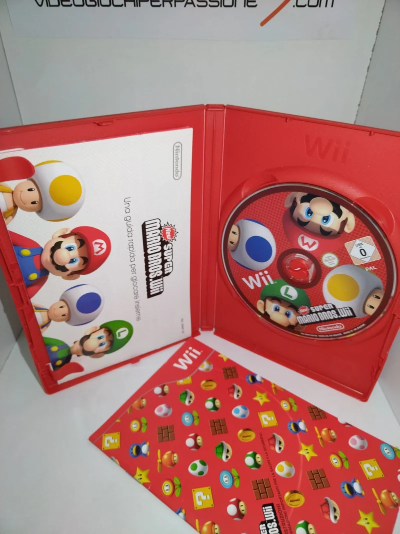 NEW SUPER MARIO BROS WII NINTENDO WII (usato)(versione italiana)