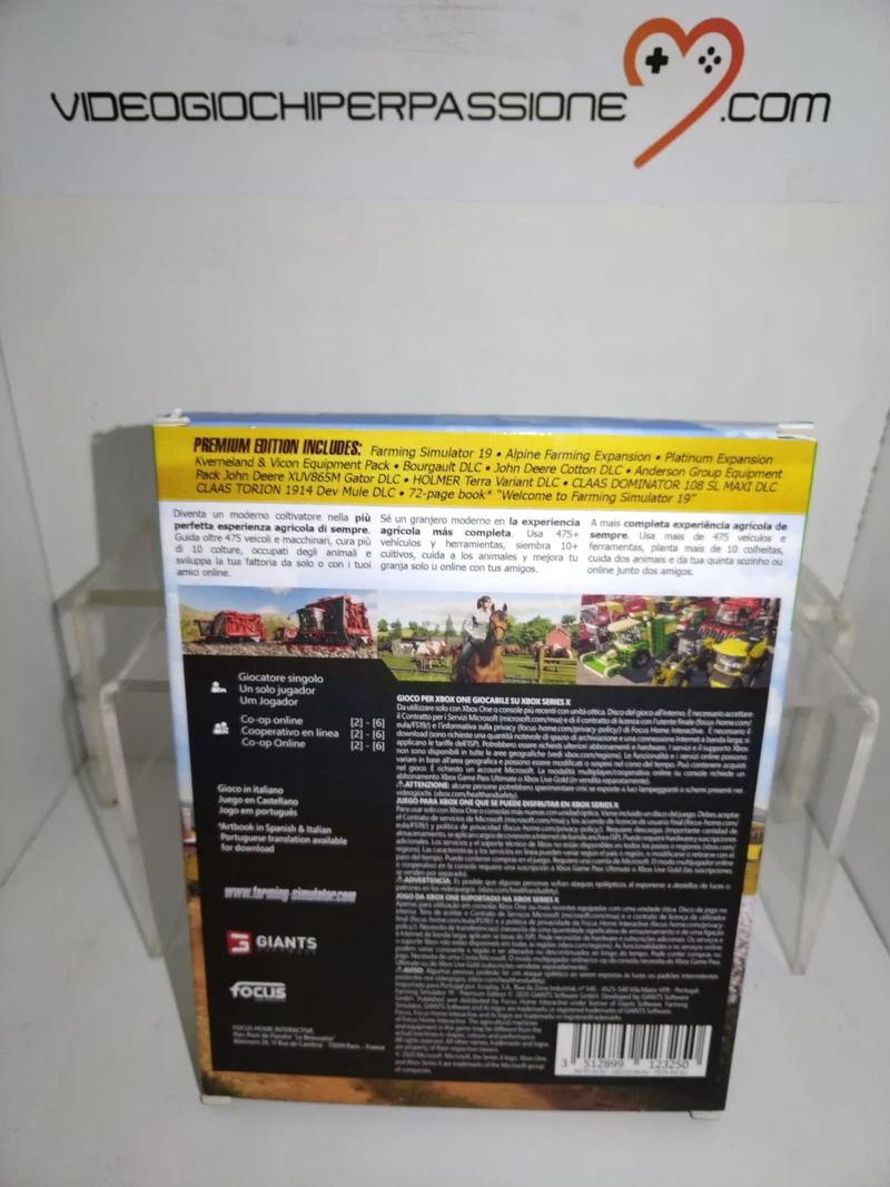 FARMING SIMULATOR 19 PREMIUM EDITION XBOX ONE-SERIE X (usato garantito)