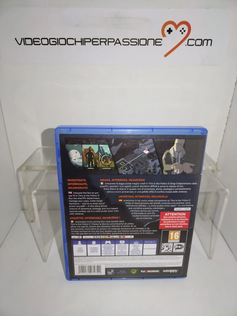 THIS IS THE POLICE PS4 (usato garantito)