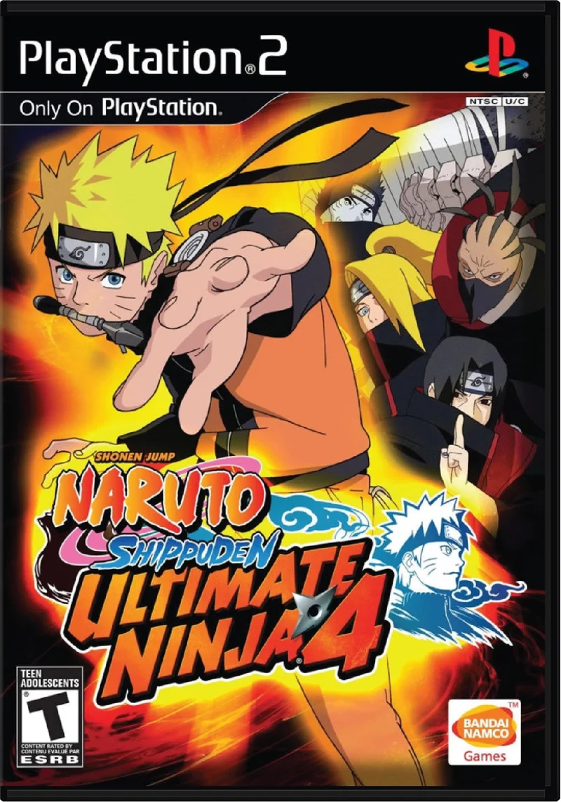 Naruto Shippuden Ultimate Ninja 4 - Sony PlayStation 2 (PS2)