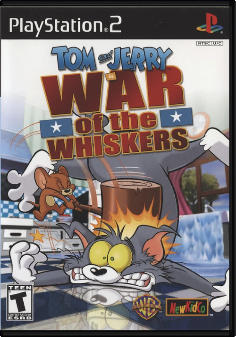 Tom and Jerry War of Whiskers - Sony PlayStation 2 (PS2)