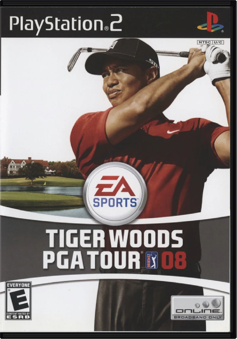 Tiger Woods PGA Tour 08 - Sony PlayStation 2 (PS2)