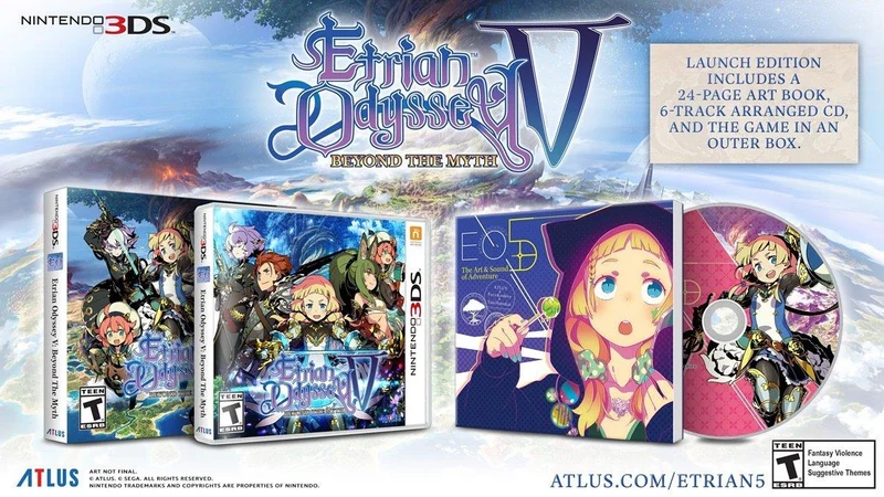 Etrian Odyssey V Beyond The Myth - Nintendo 3DS