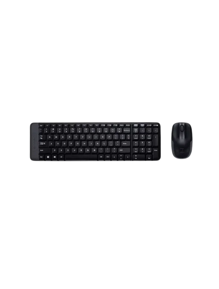 Logitech MK220 Wireless Keyboard and Mouse Combo - Black