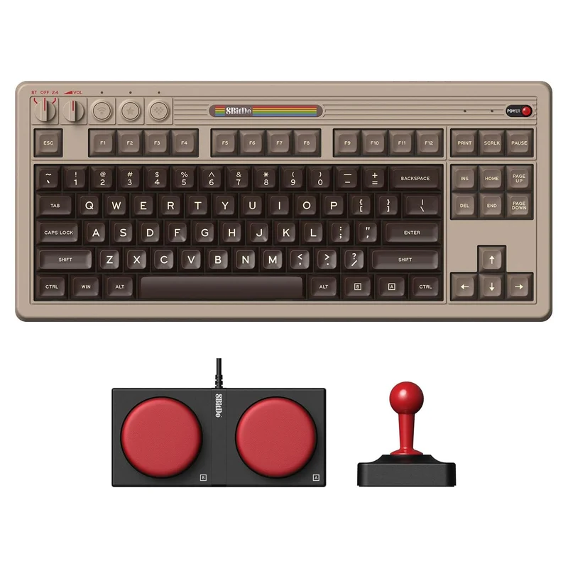 8BitDo Retro Mechanical Keyboard - C64 Edition