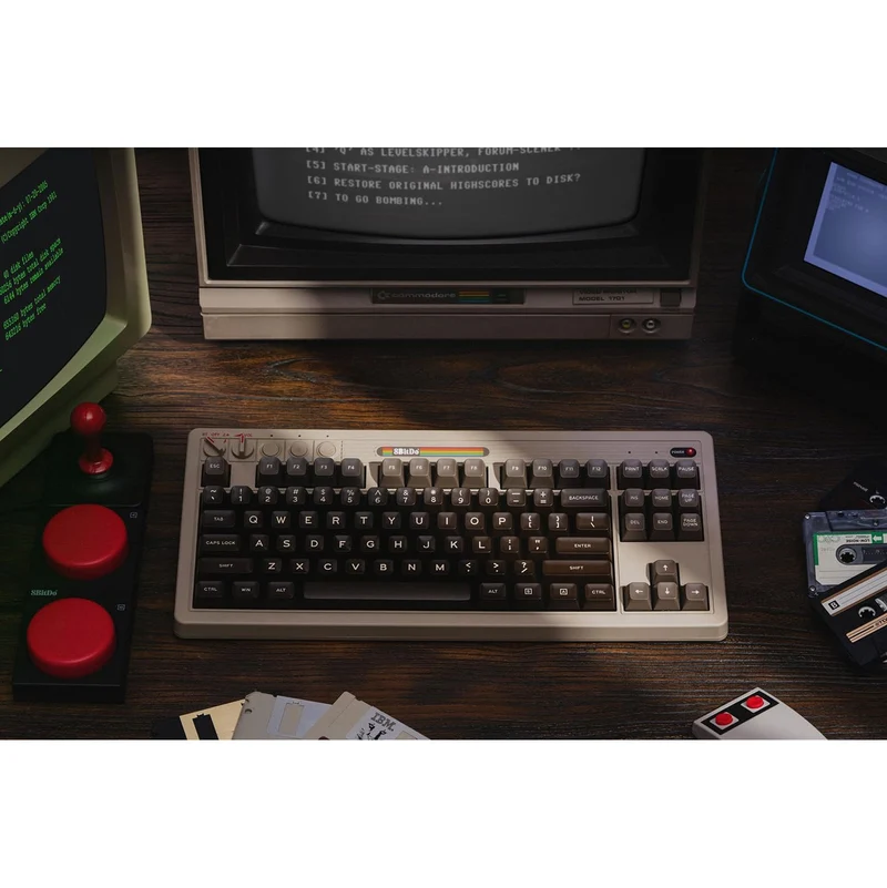 8BitDo Retro Mechanical Keyboard - C64 Edition
