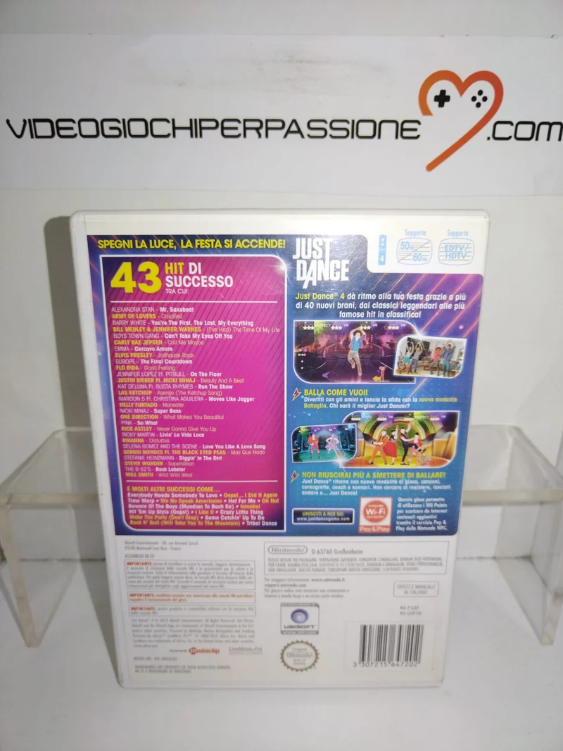 JAST DANCE 4 NINTENDO WII (usato garantito)
