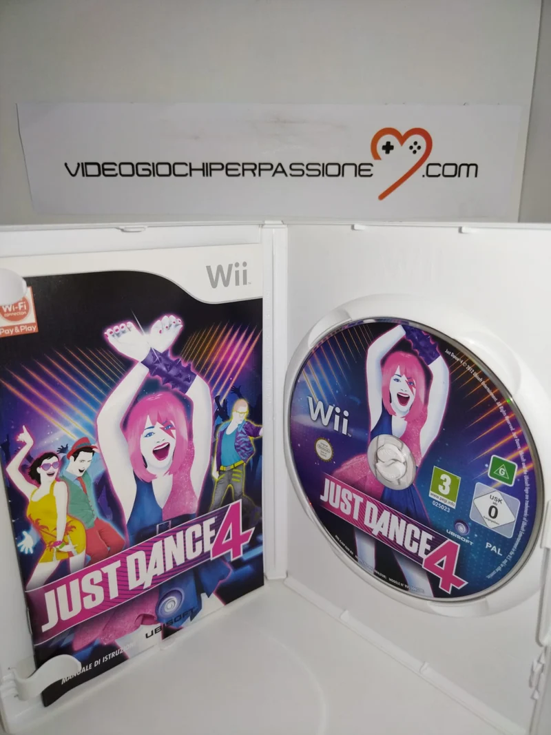 JAST DANCE 4 NINTENDO WII (usato garantito)