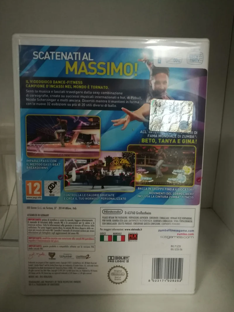ZUMBA FITNESS 2 NINTENDO WII (versione italiana)