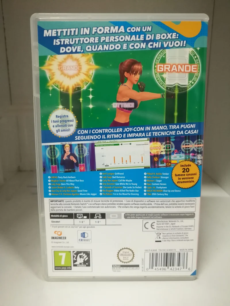 FITNESS BOXING NINTENDO SWITCH (usato garantito)(versione italiana)