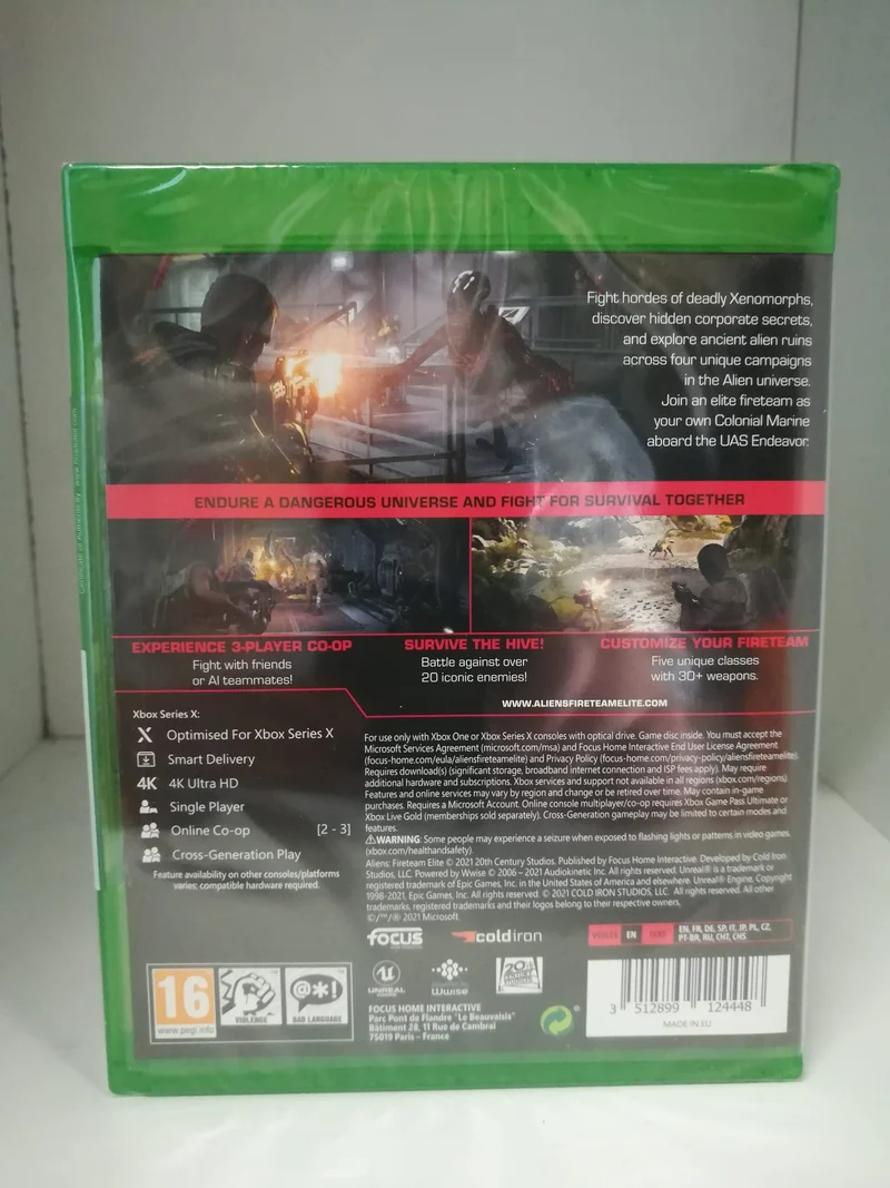 ALIENS FIRETEAM ELIT XBOX SERIE X-XBOX ONE