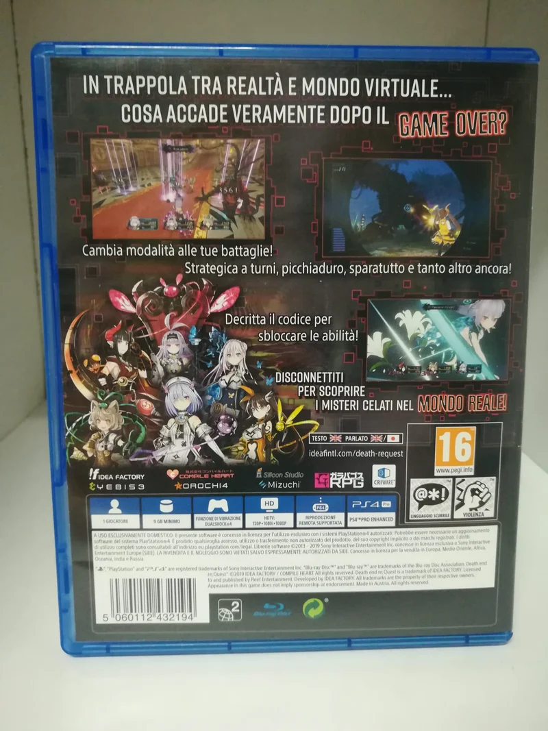 DEATH END RE ; QUEST PS4 (usato garantito)(versione italiana)