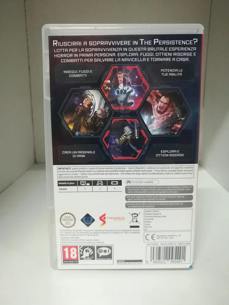 THE PERSISTENCE NINTENDO SWITCH (usato garantito)(versione italiana)