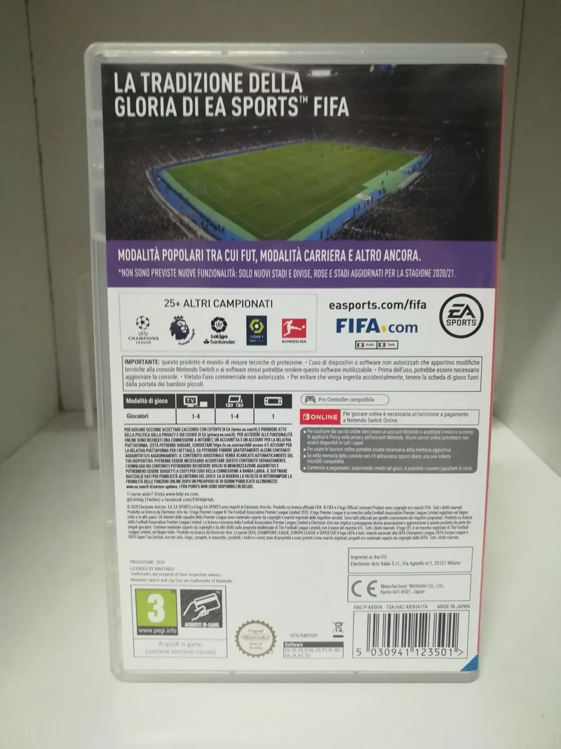 FIFA 21 LEGACY EDITION NINTENDO SWITCH (usato garantito)(versione italiana)