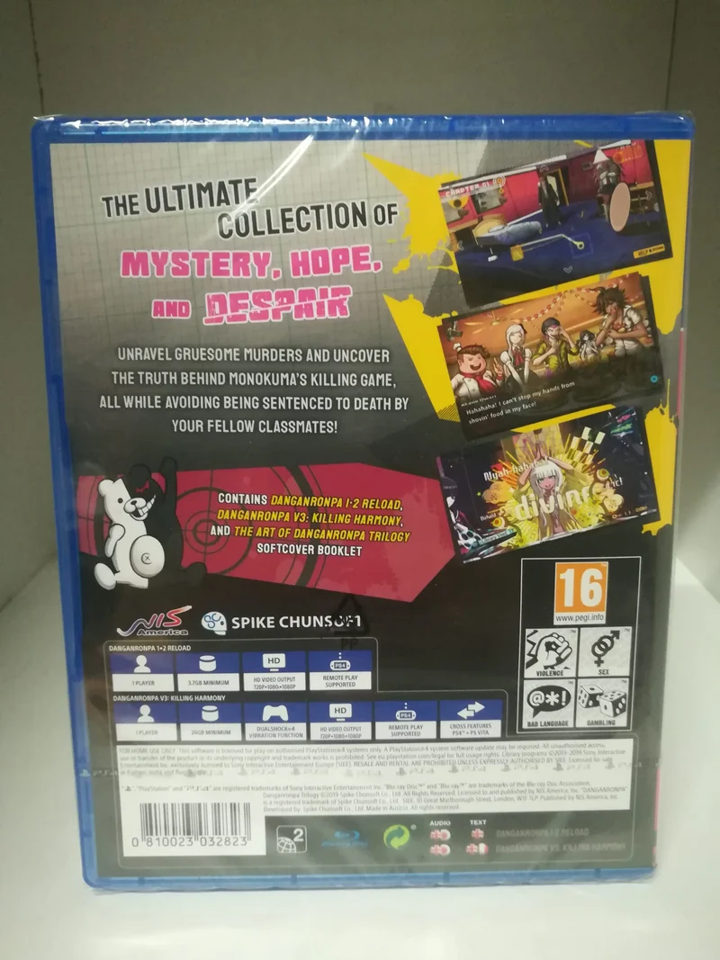 Danganronpa Trilogy Playstation 4 Edizione Europea