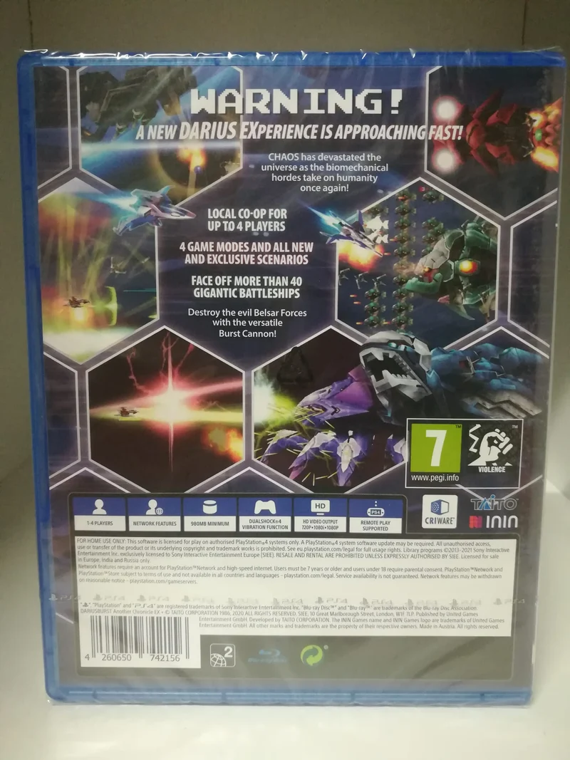 Dariusburst Another Chronicle EX+ PS4