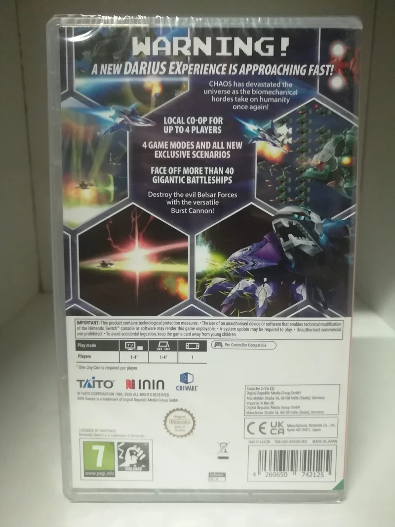 Dariusburst Another Chronicle EX+ NINTENDO SWITCH