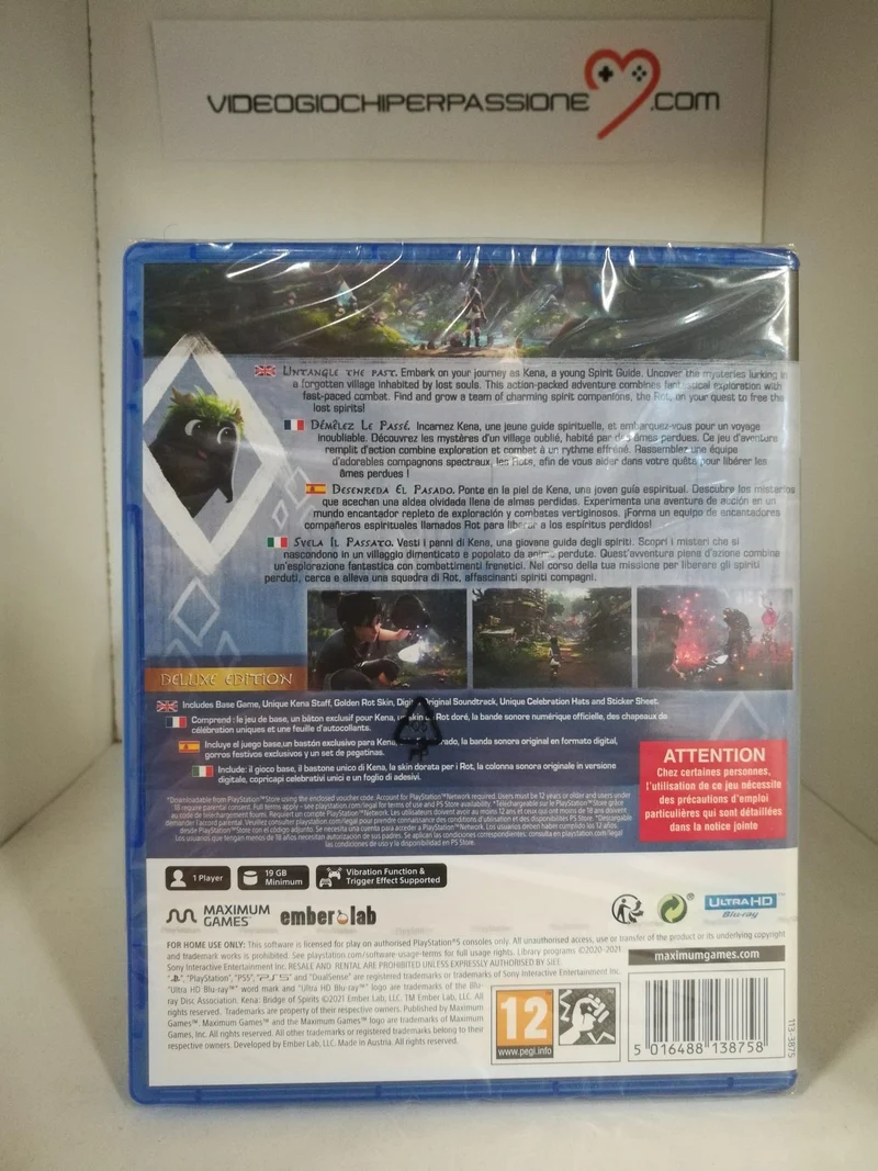 Kena: Bridge of Spirits - Deluxe Edition - PlayStation 5 Edizione Europea