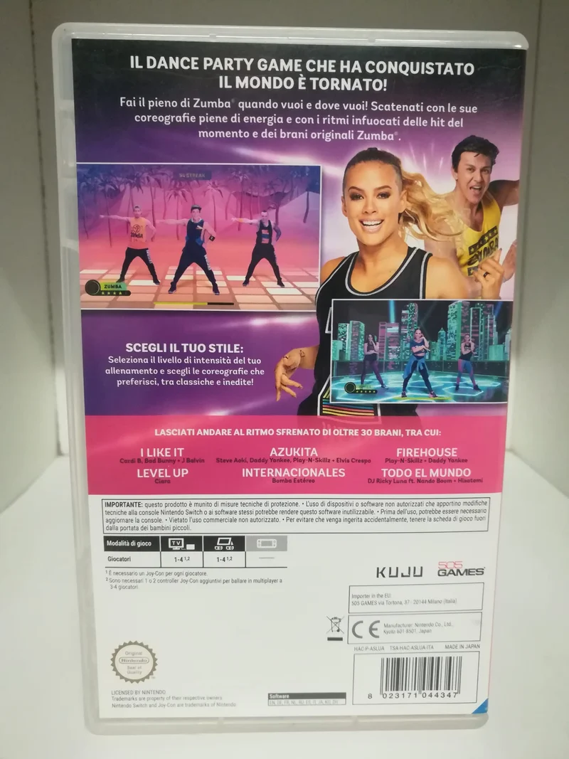 ZUMBA BURN IT UP! NINTENDO SWITCH (usato garantito)