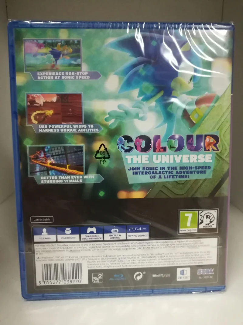 SONIC COLOURS ULTIMATE PS4