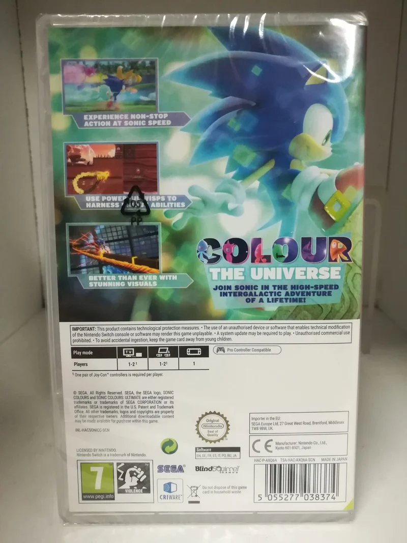 SONIC COLOURS ULTIMATE NINTENDO SWITCH