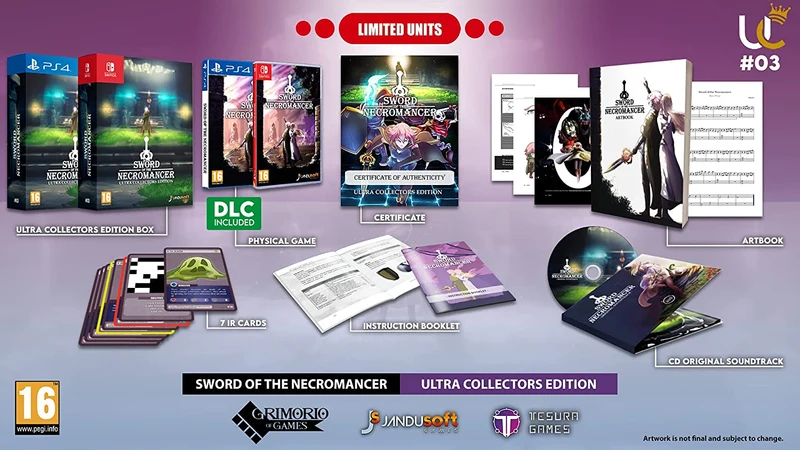 Sword of The Necromancer Ultracollector's Edition Nintendo Switch Edizione Europea