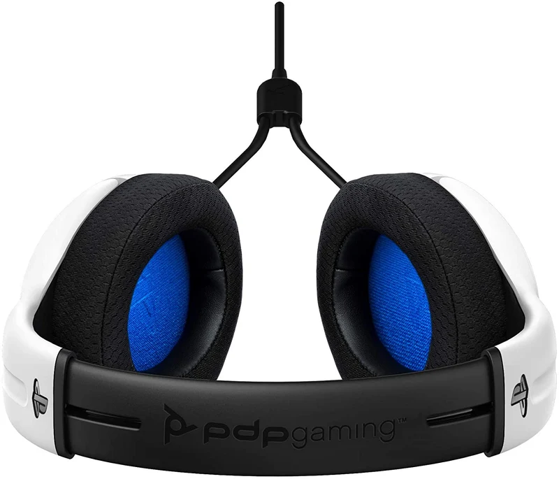 PDP Cuffie Stereo gaming LVL40 per Playstation 4 & 5, Bianco