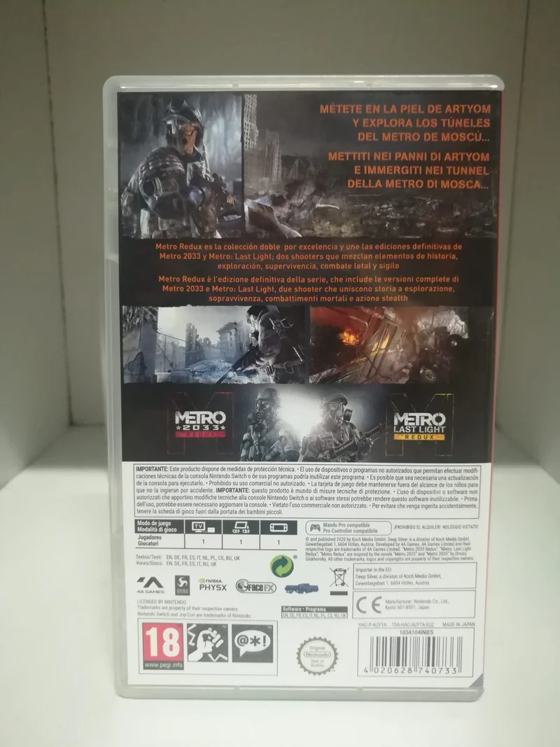 METRO REDUX NINTENDO SWITCH