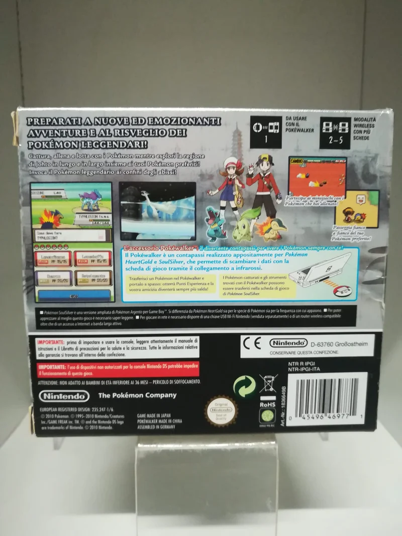 POKEMON VERSIONE ARGENTO soul silver NINTENDO DS (usato garantito)(versione italiana)