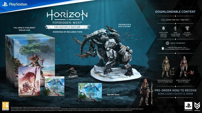 Horizon: Forbidden West - Collector's Edition Playstation 5/PlayStation 4 Gioco Digitale - Edizione Italiana