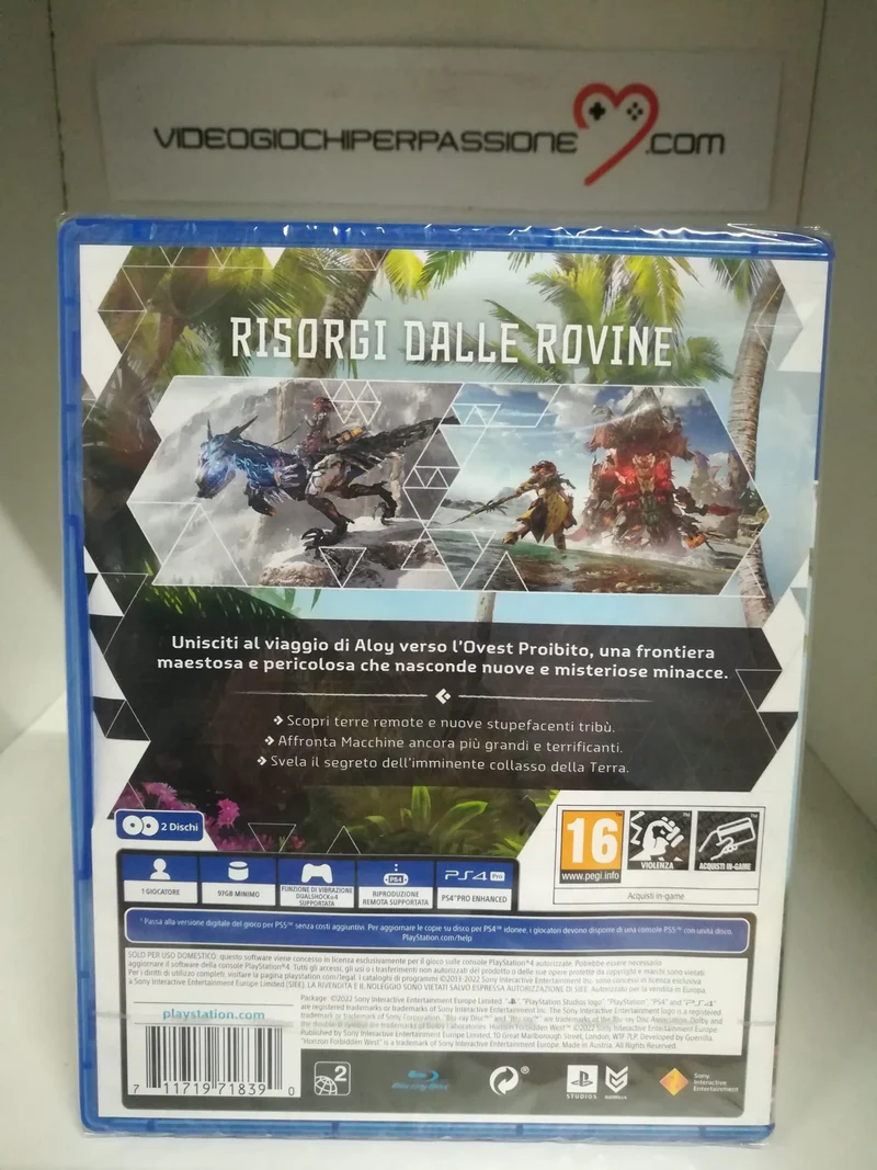 HORIZON Forbidden West - Standard Edition Playstation 4 Edizione Italiana