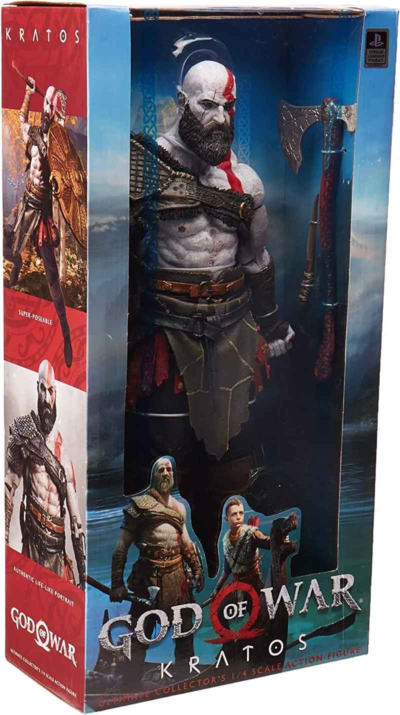 God of War 2018 Action Figure 1/4 KRATOS 45 cm-(NECA)