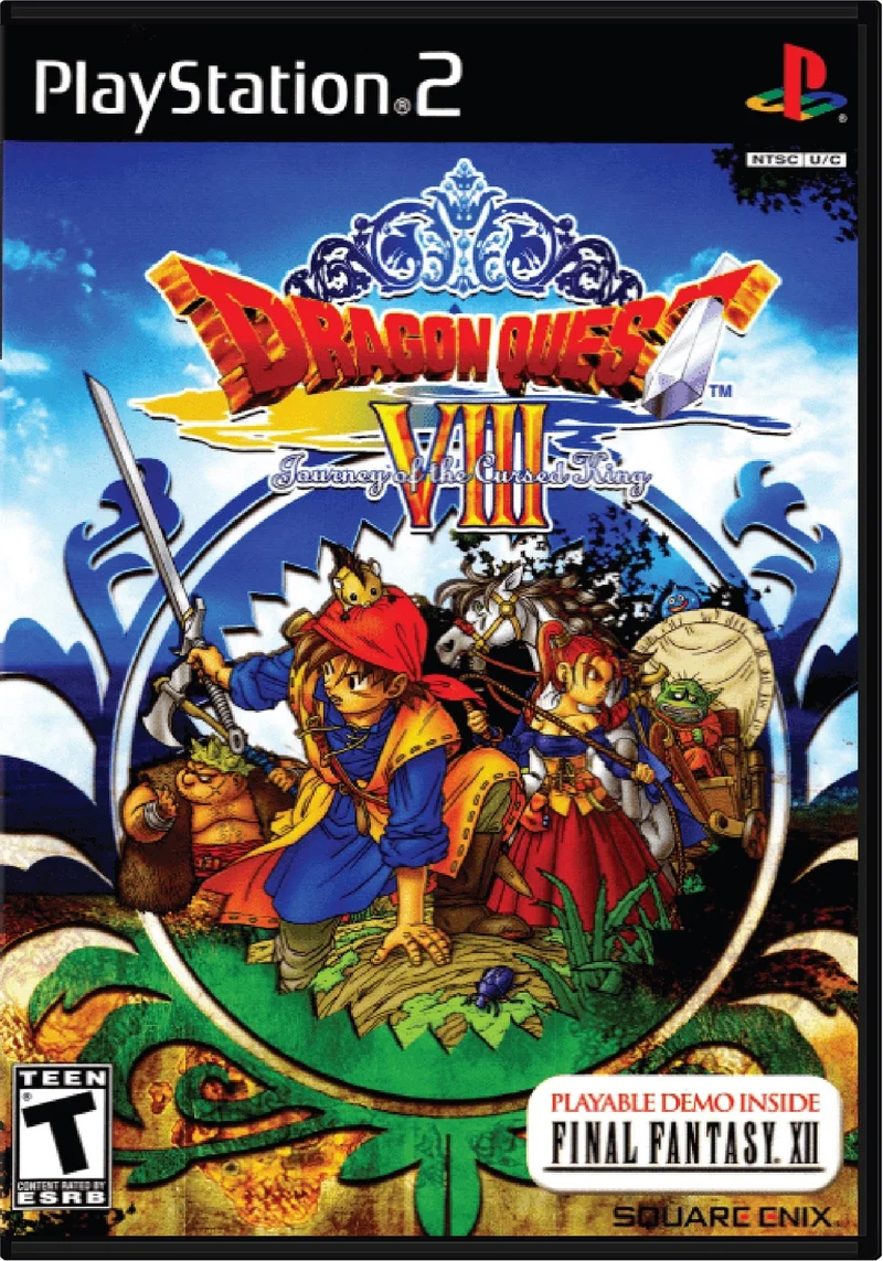 Dragon Quest VIII Journey of the Cursed King - Sony PlayStation 2 (PS2)