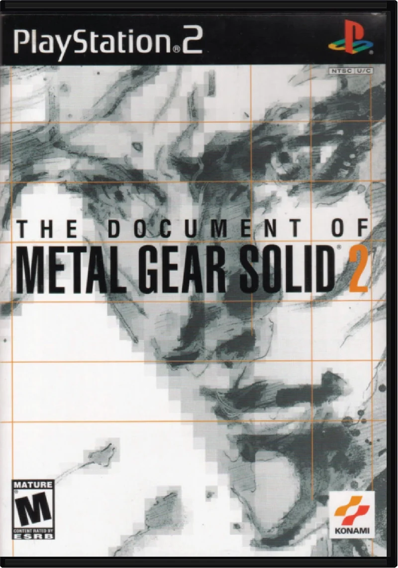 Document of Metal Gear Solid 2 - Sony PlayStation 2 (PS2)