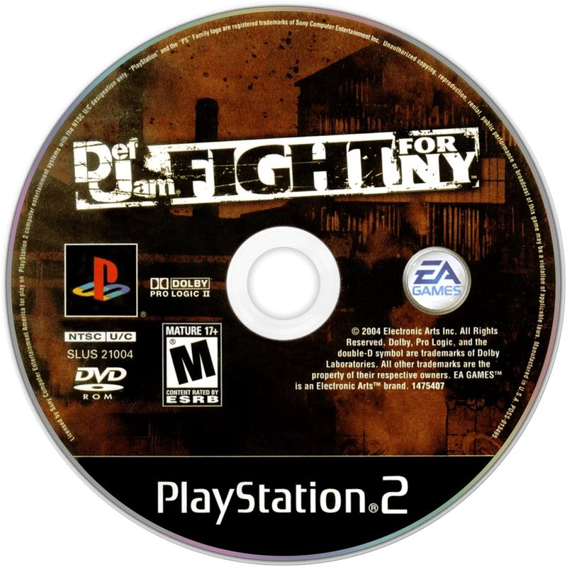 Def Jam Fight for NY - Sony PlayStation 2 (PS2)