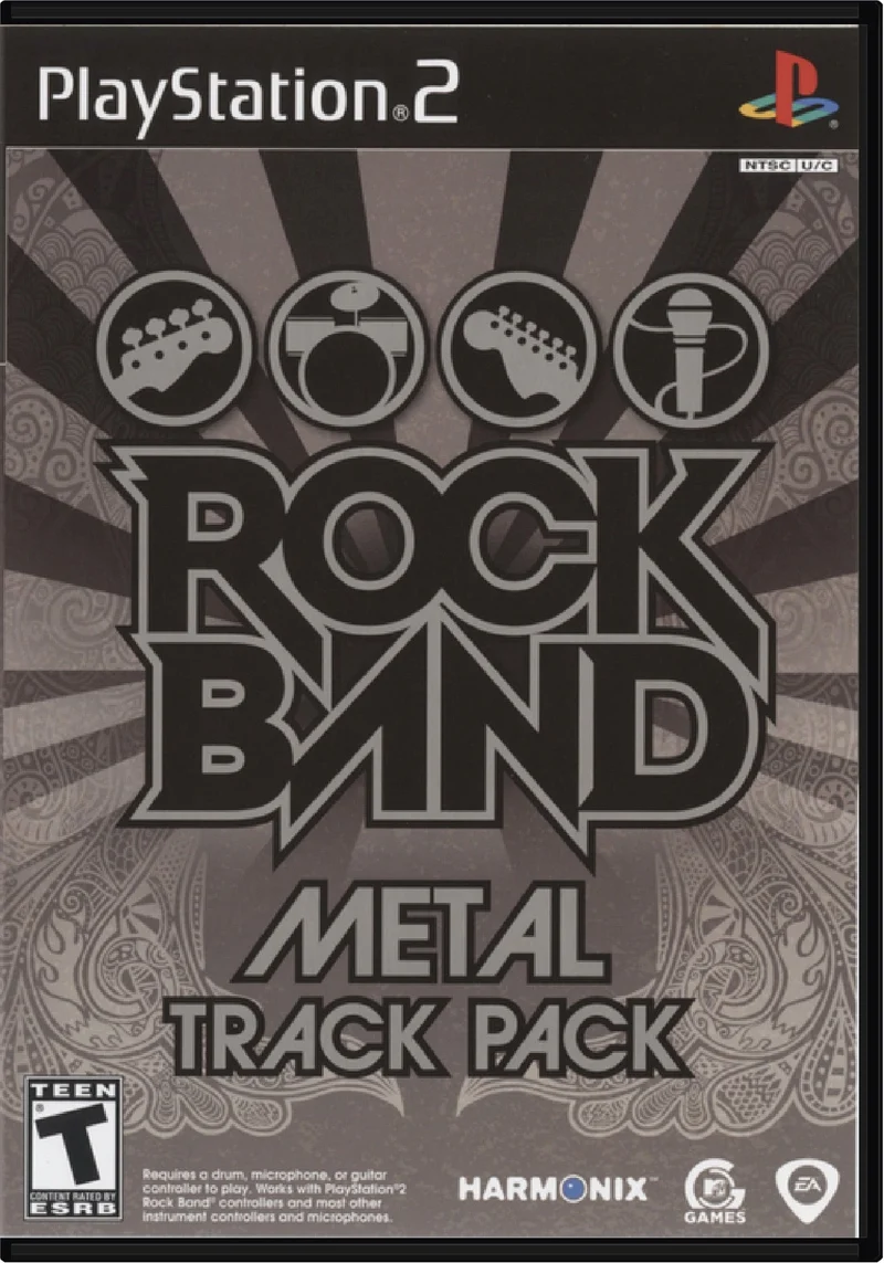 Rock Band Track Pack Metal - Sony PlayStation 2 (PS2)