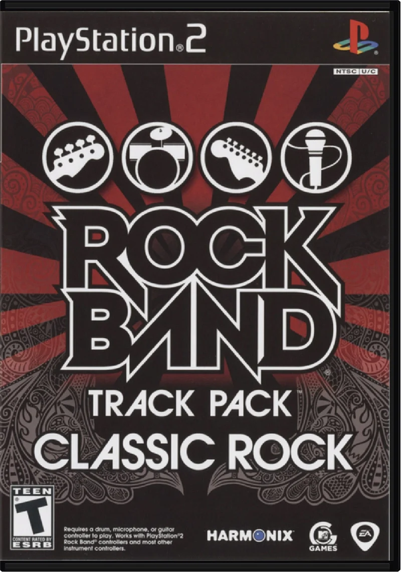 Rock Band Track Pack Classic Rock - Sony PlayStation 2 (PS2)