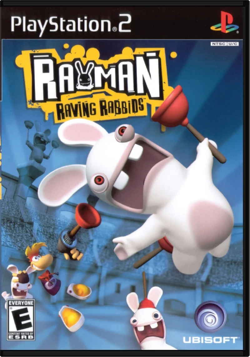 Rayman Raving Rabbids - Sony PlayStation 2 (PS2)
