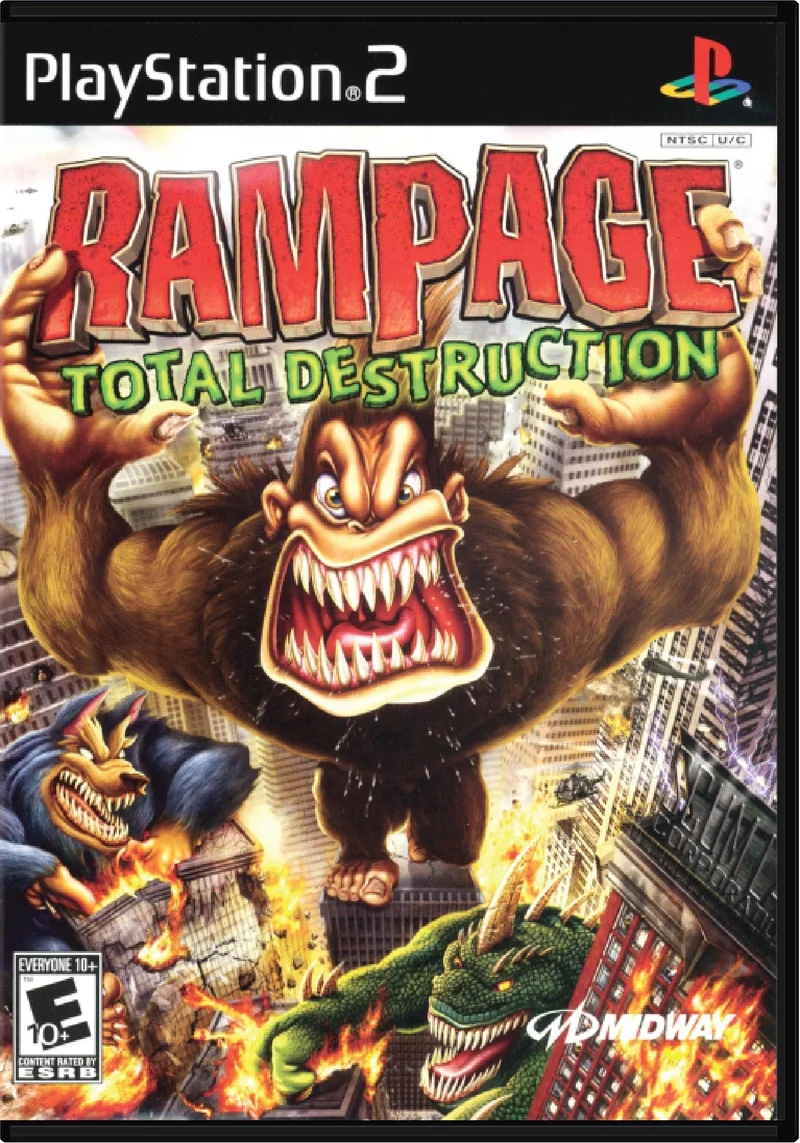 Rampage Total Destruction - Sony PlayStation 2 (PS2)