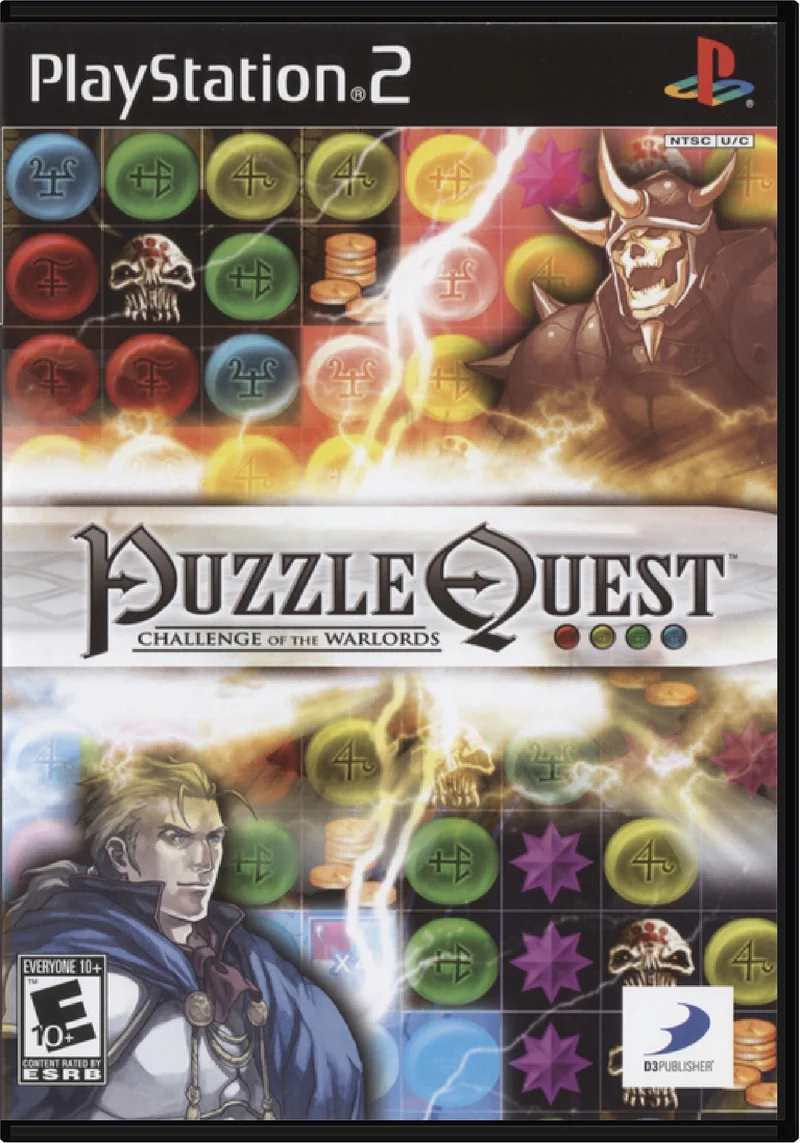 Puzzle Quest Challenge of the Warlords - Sony PlayStation 2 (PS2)