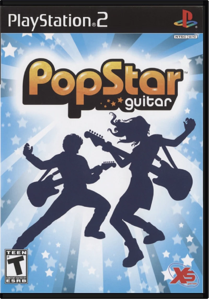 PopStar Guitar - Sony PlayStation 2 (PS2)