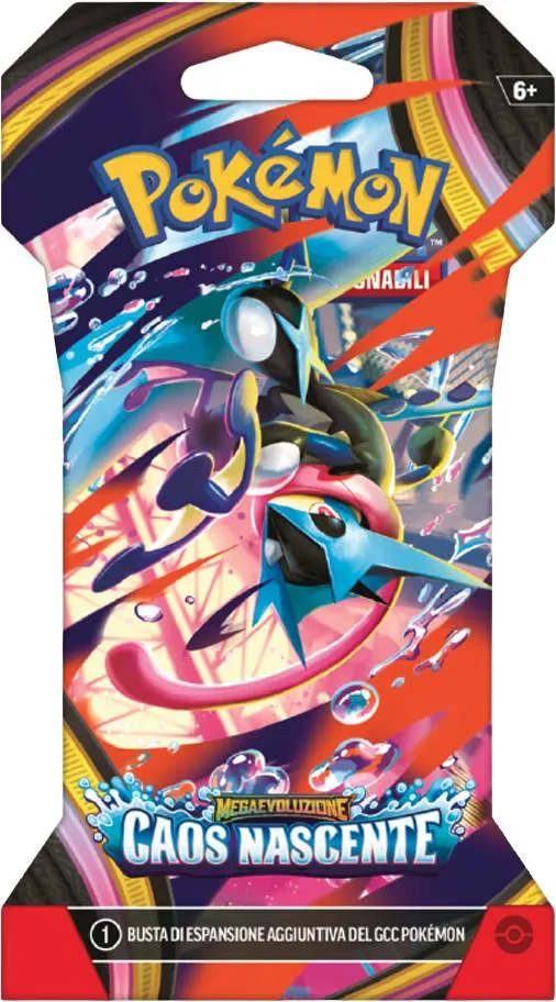 Pokemon Megaevoluzione Caos Nascente ITA (Bustina Paper Sleeve)