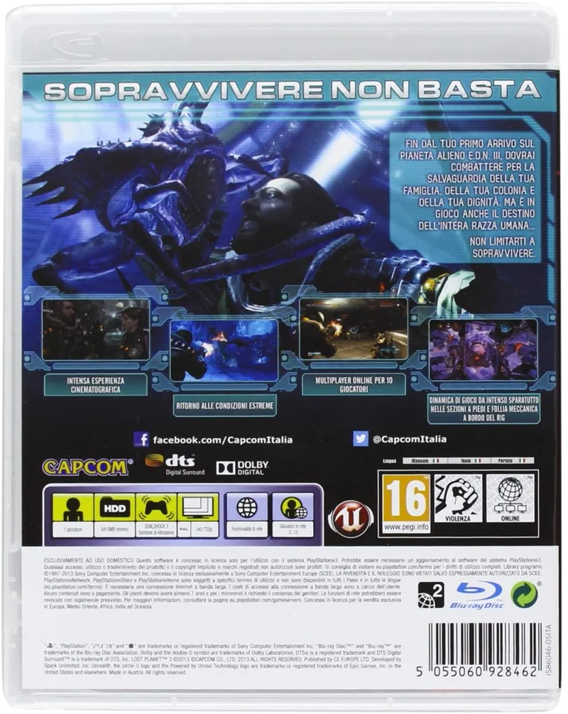 LOST PLANET 3 PLAYSTATION 3 EDIZIONE ITALIANA