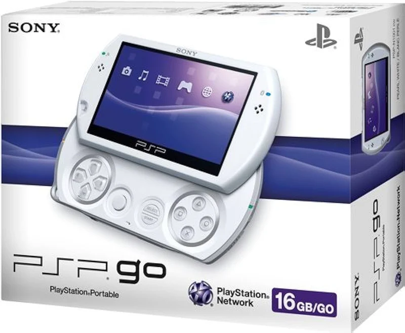 Pearl White Sony PSP Go Handheld System