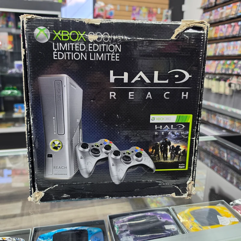 CIB Microsoft Xbox 360 Slim Limited Edition Halo Reach